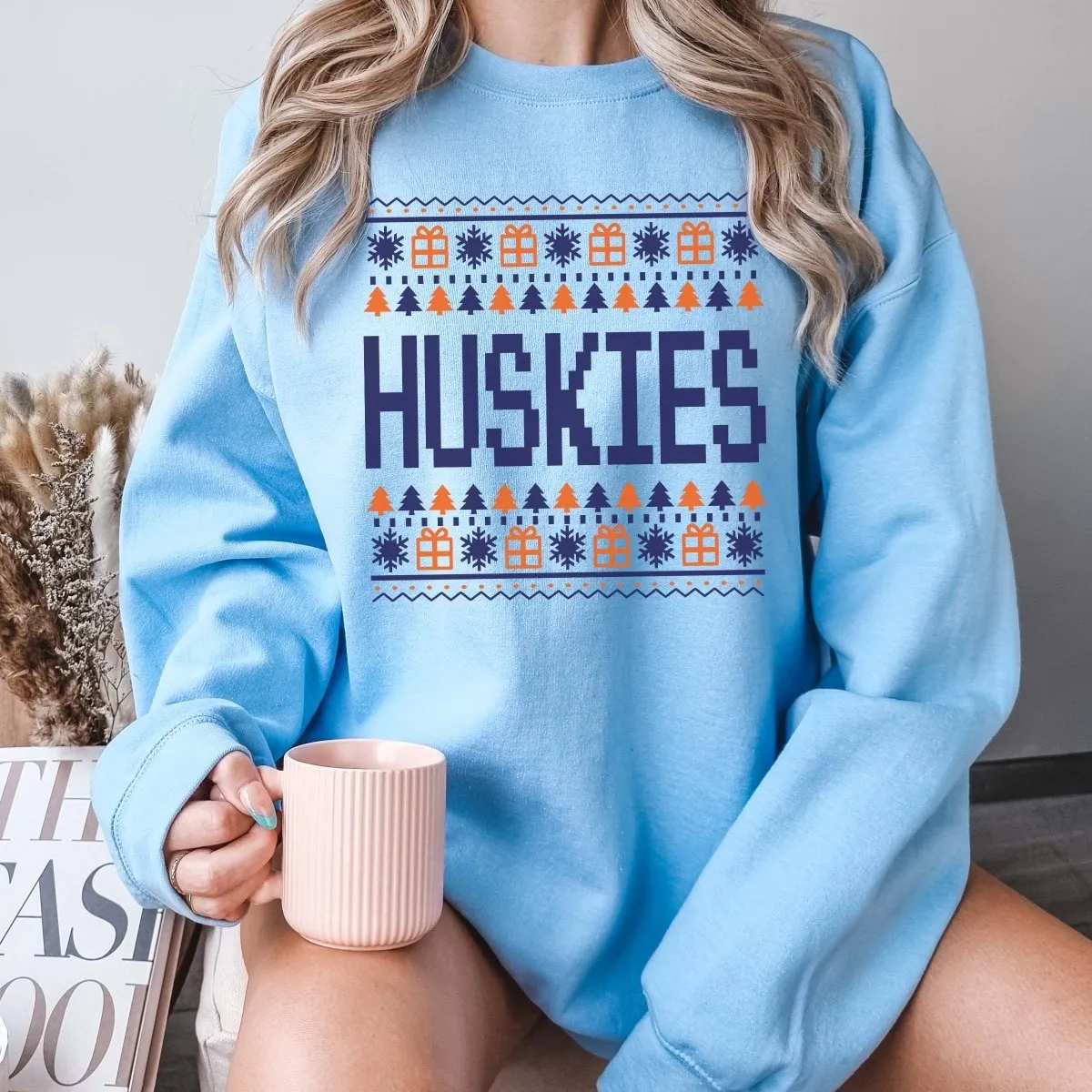 Custom Team Ugly Sweater | Crew Sweatshirts | Wholesale