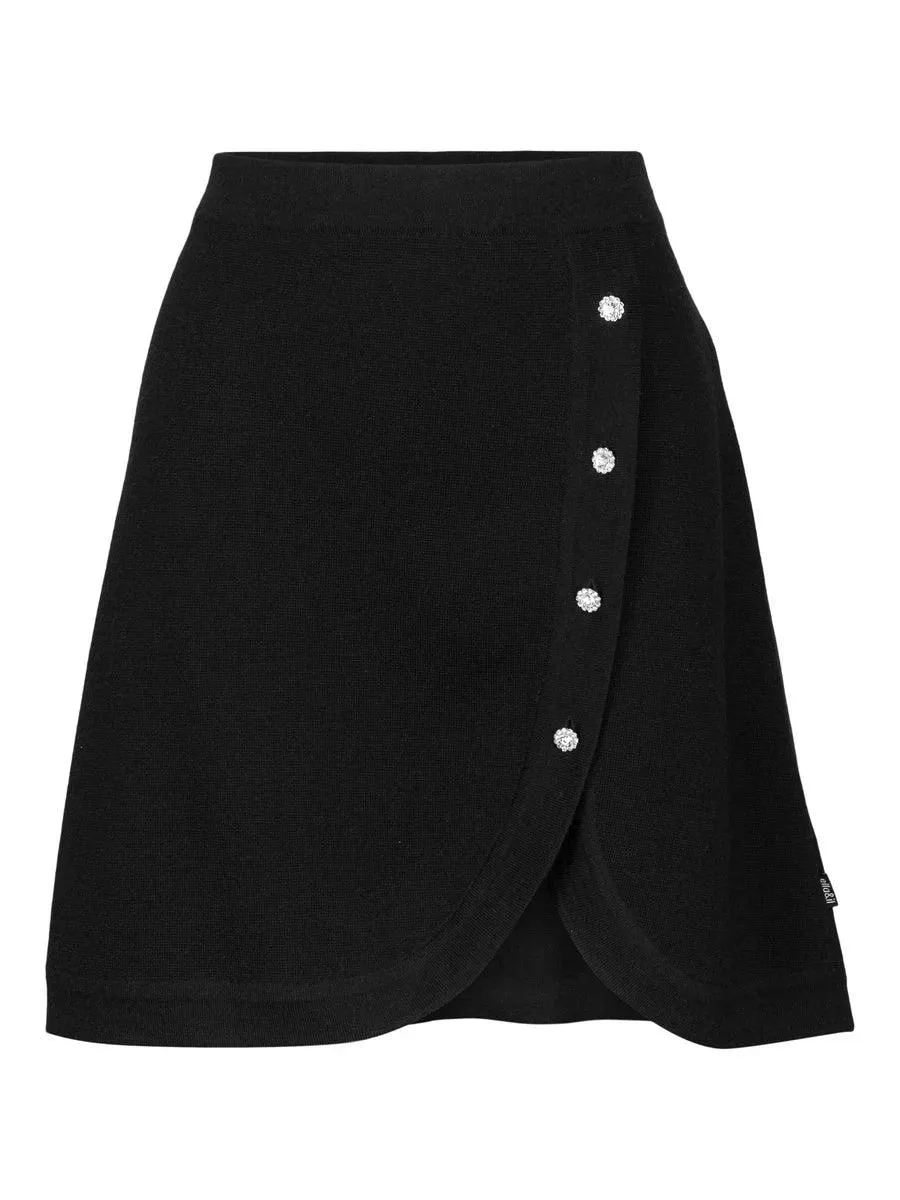 Dino Merino Skirt Black