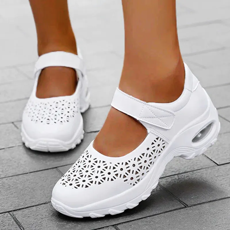 Discover Unbeatable Comfort with Owlkay Hollow Breathable Air Cushion Shoes