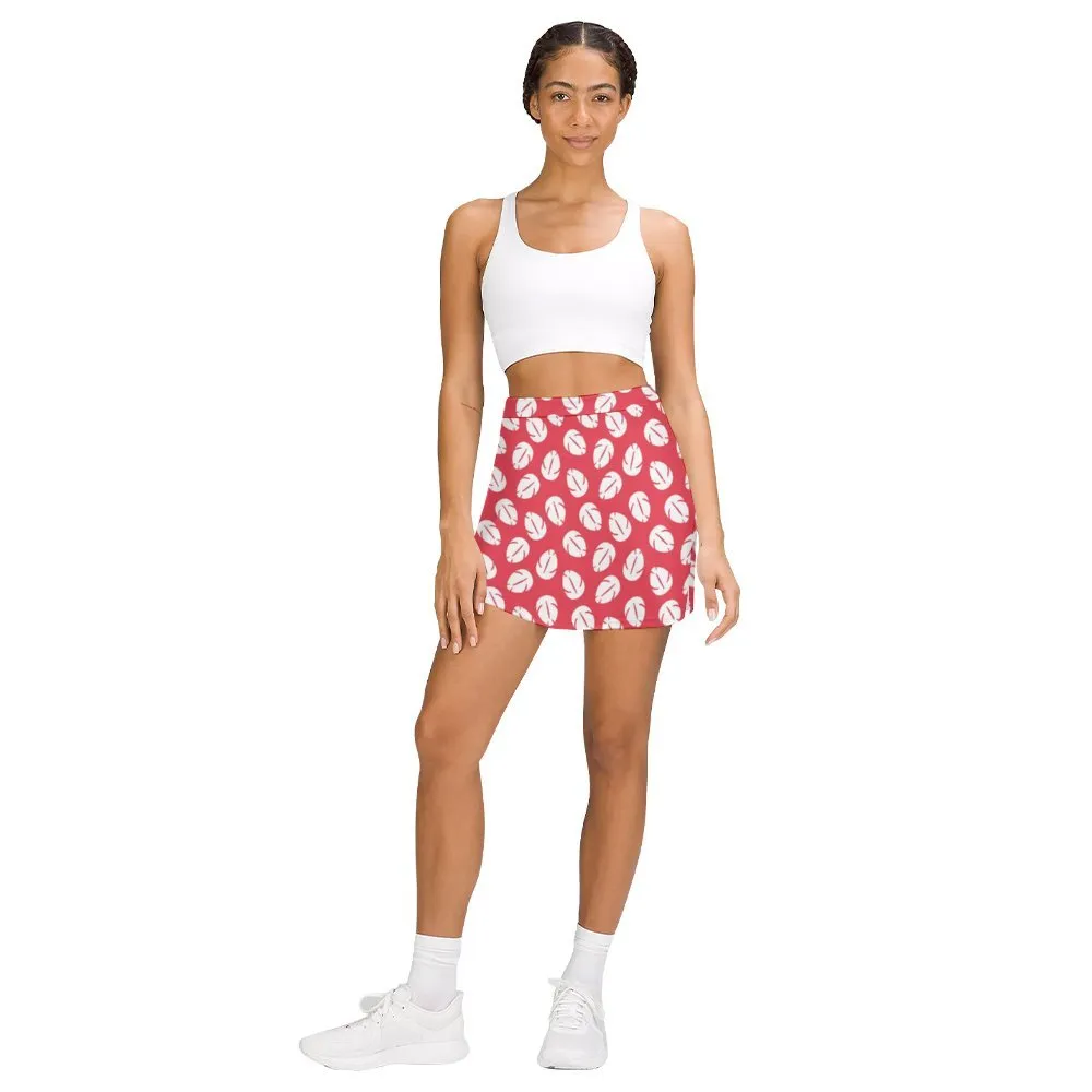 Disney Lilo And Stitch Lilo's Dress Athletic A-Line Skirt With Pocket Solid Shorts