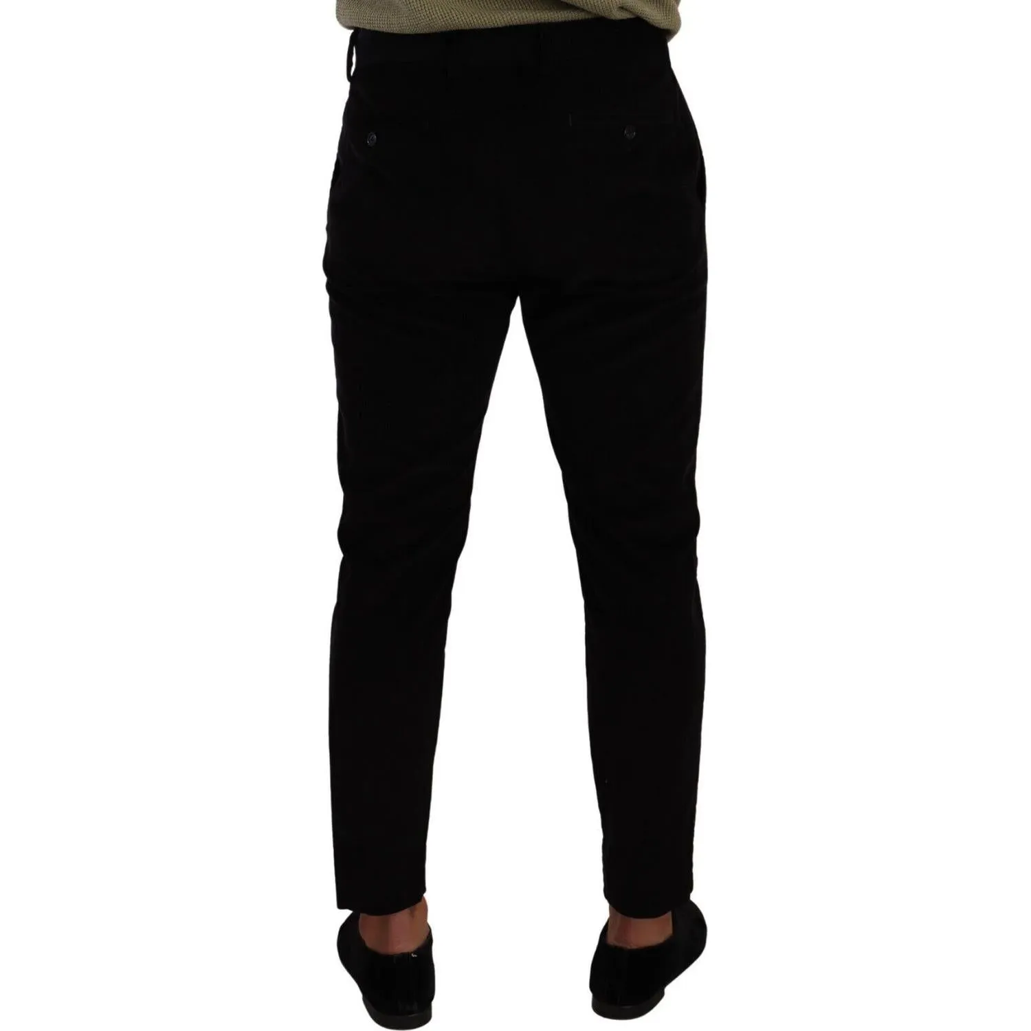 Dolce & Gabbana Elegant Slim Fit Corduroy Skinny Pants