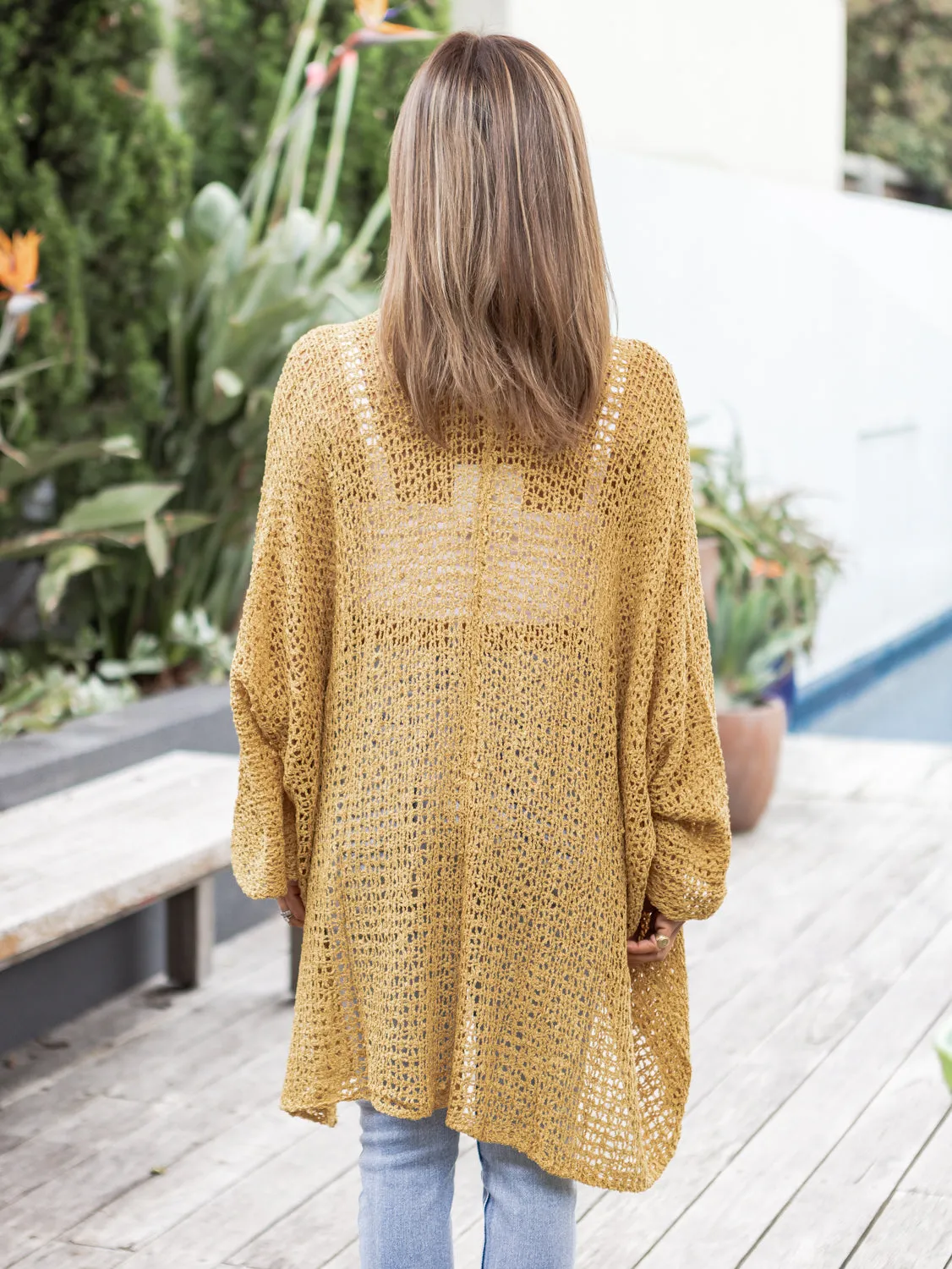 Eclipse Kimono- Mustard