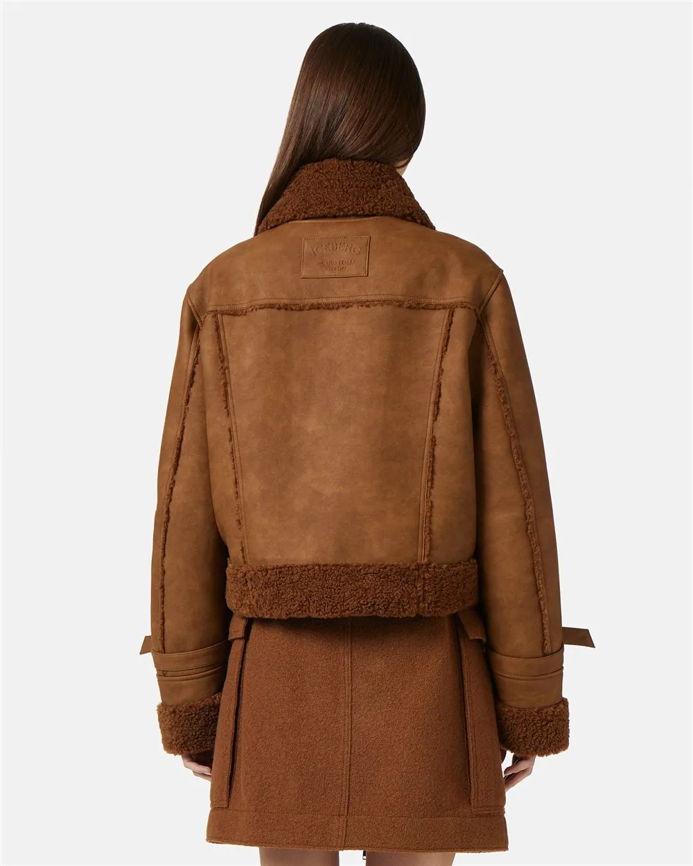 Eco shearling jacket