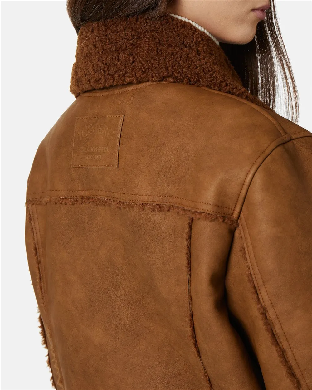 Eco shearling jacket