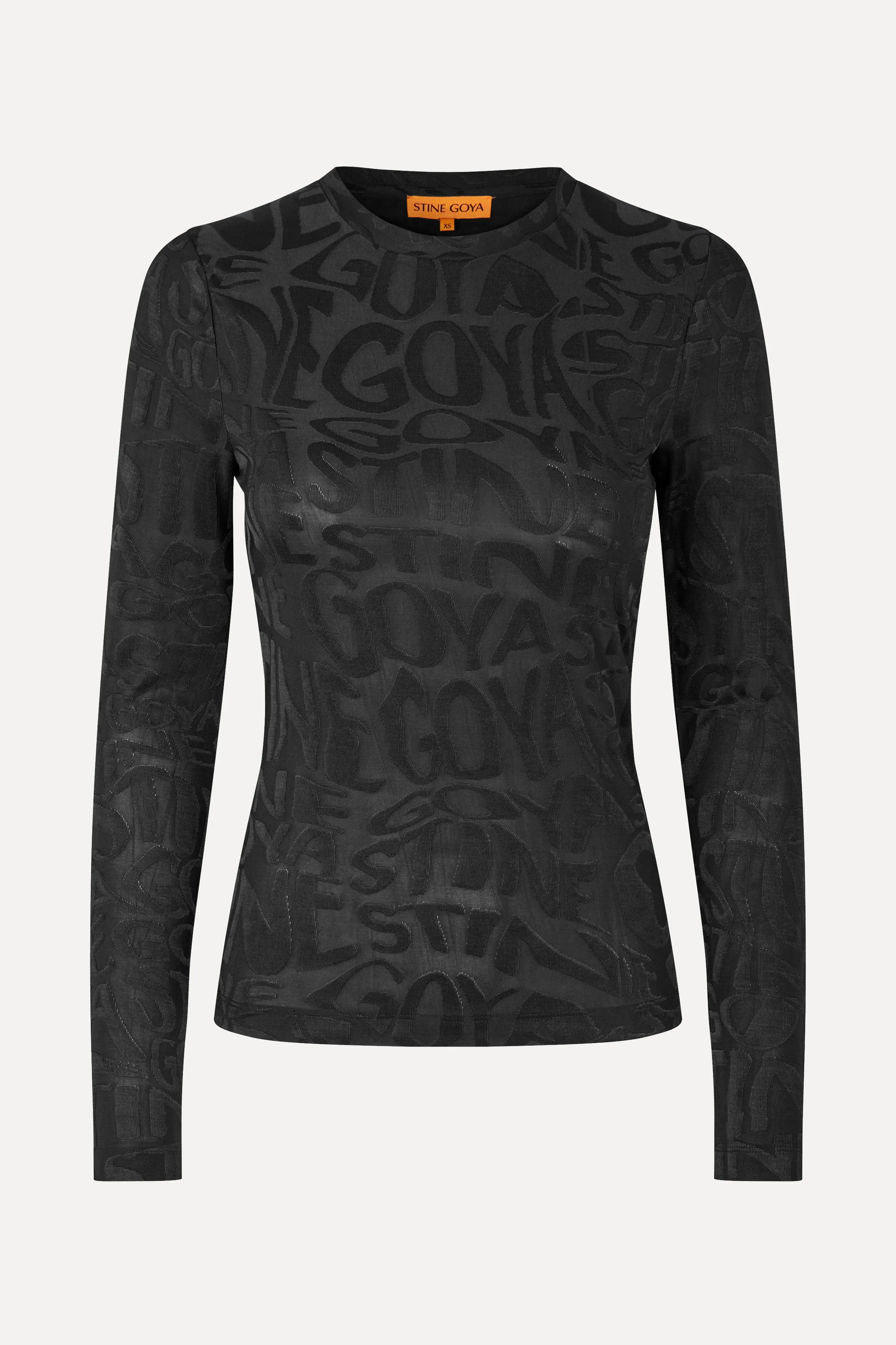 Elastic Long Sleeve Top - Liquified Logo