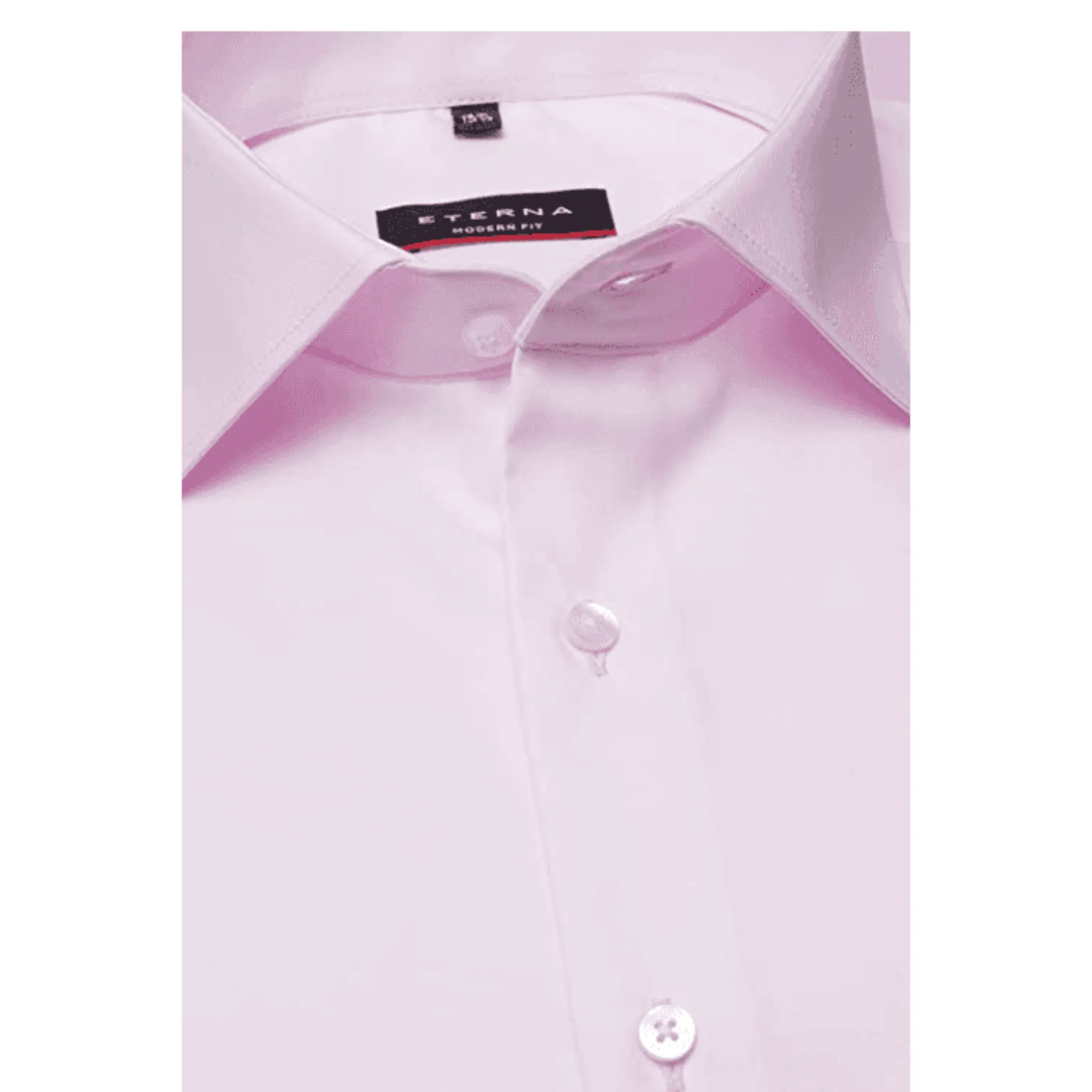 eterna Tattoo Cover Up Shirt Twill Swiss Cotton Non Iron - Pink