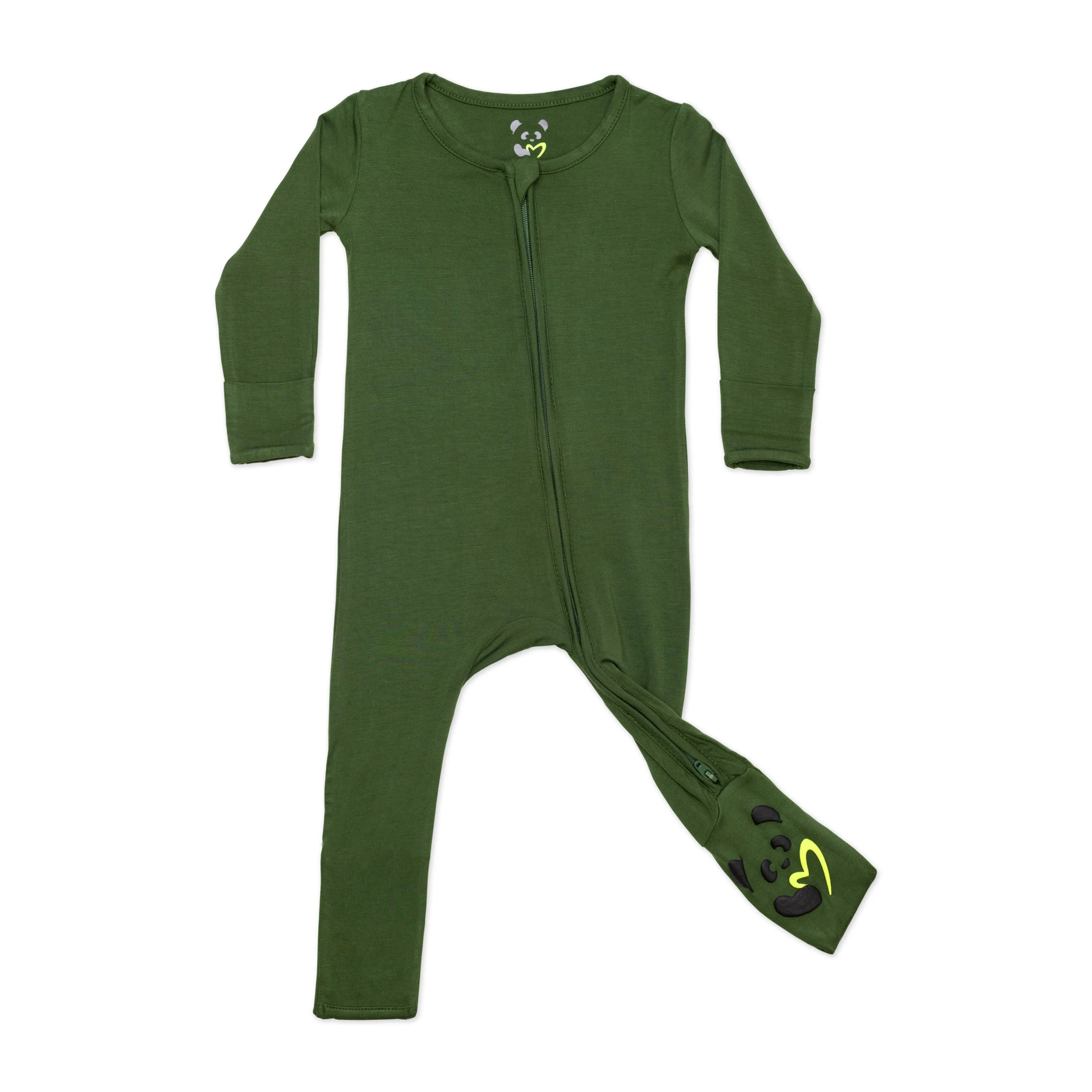 Evergreen Bamboo Convertible Footie