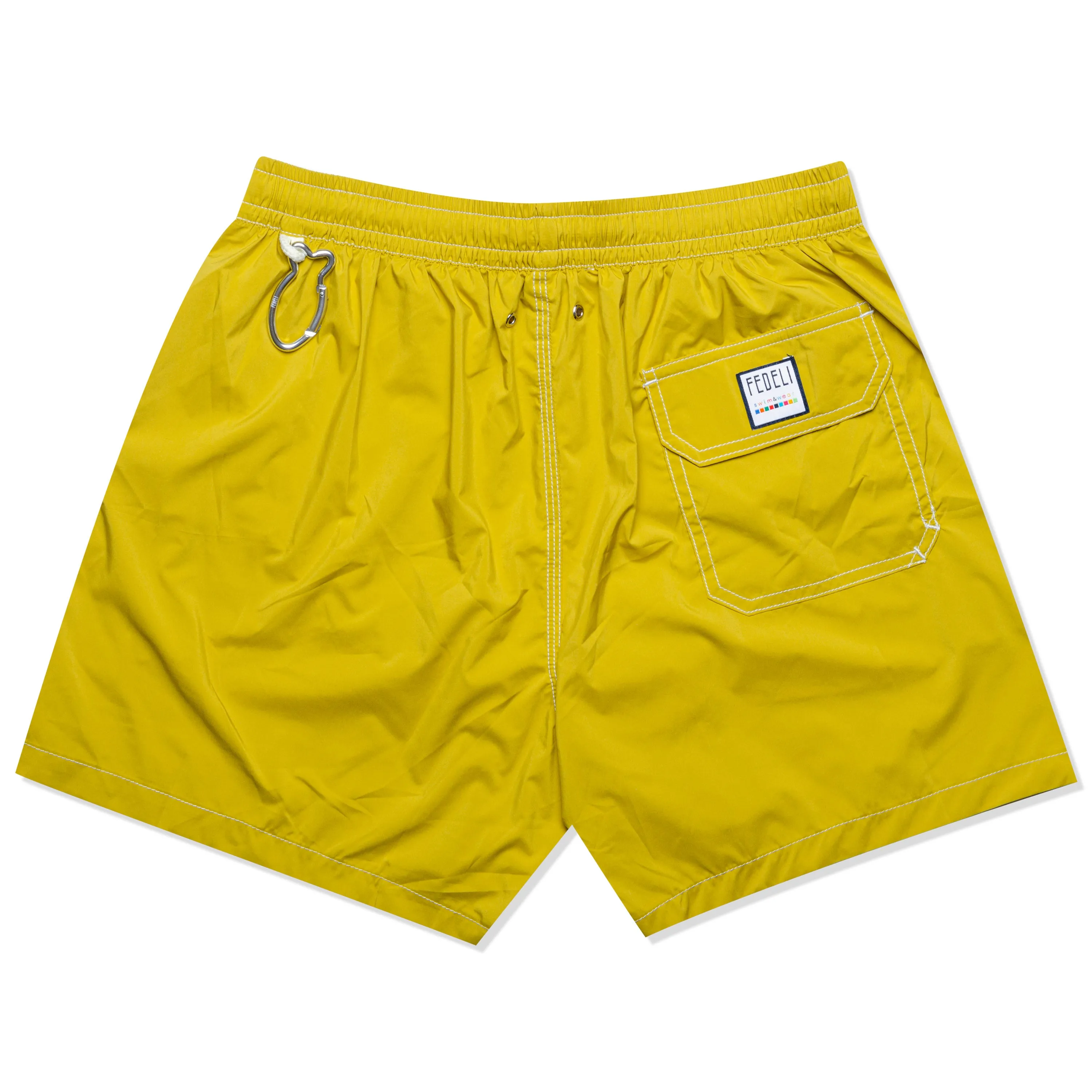 FEDELI Mustard Madeira Airstop Swim Shorts Trunks NEW