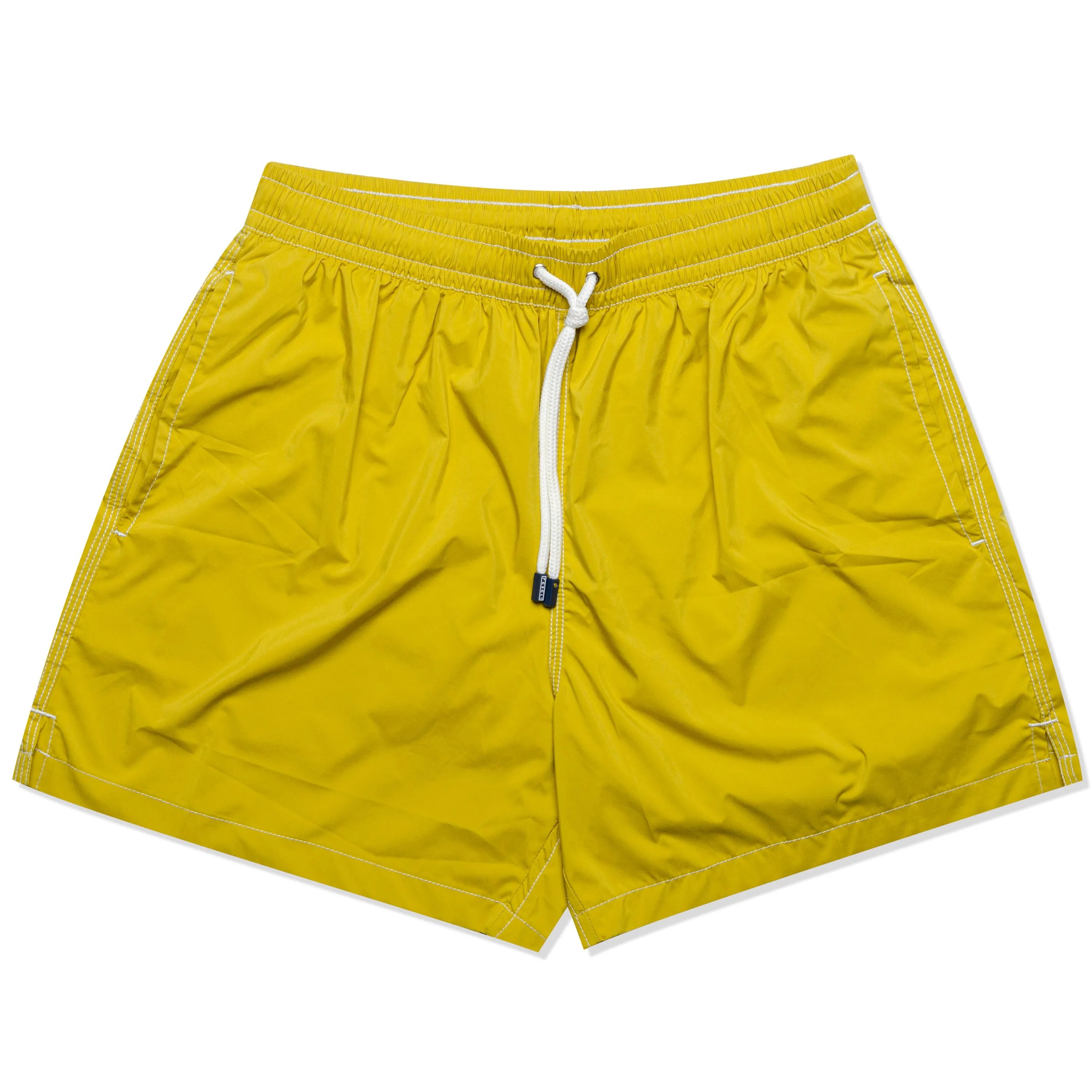 FEDELI Mustard Madeira Airstop Swim Shorts Trunks NEW