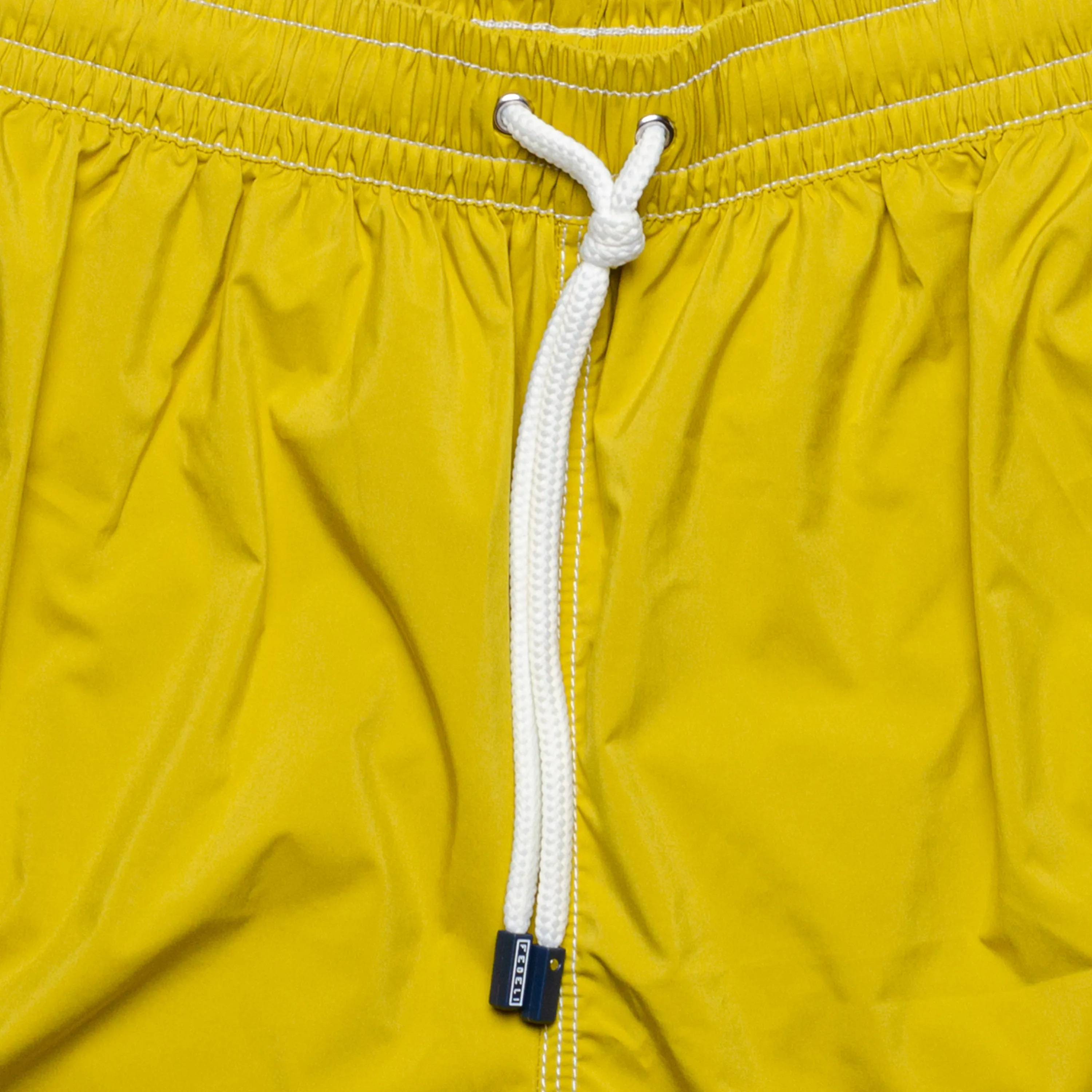 FEDELI Mustard Madeira Airstop Swim Shorts Trunks NEW