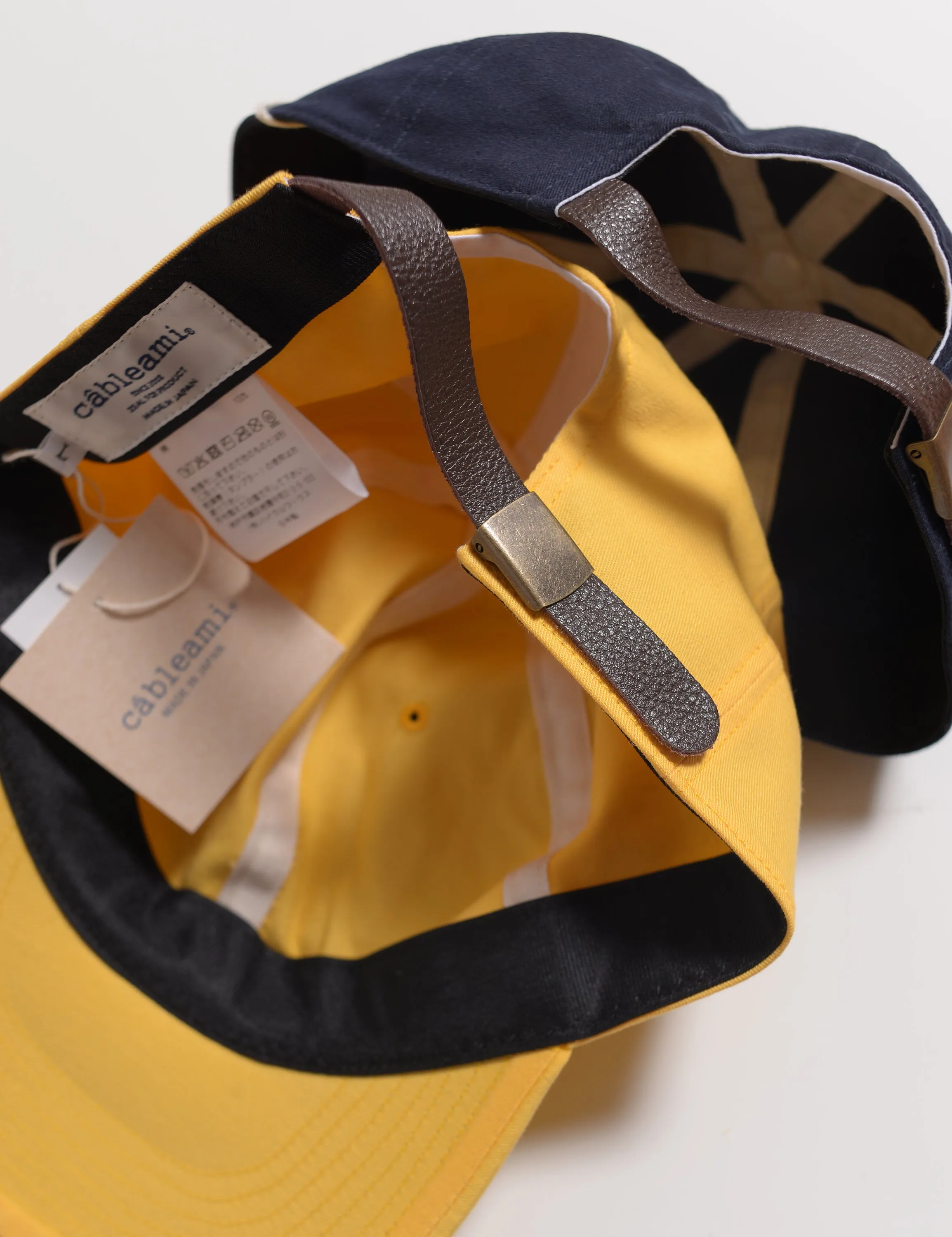 FINAL SALE: Loose Light Chino Baseball Cap - Lemon