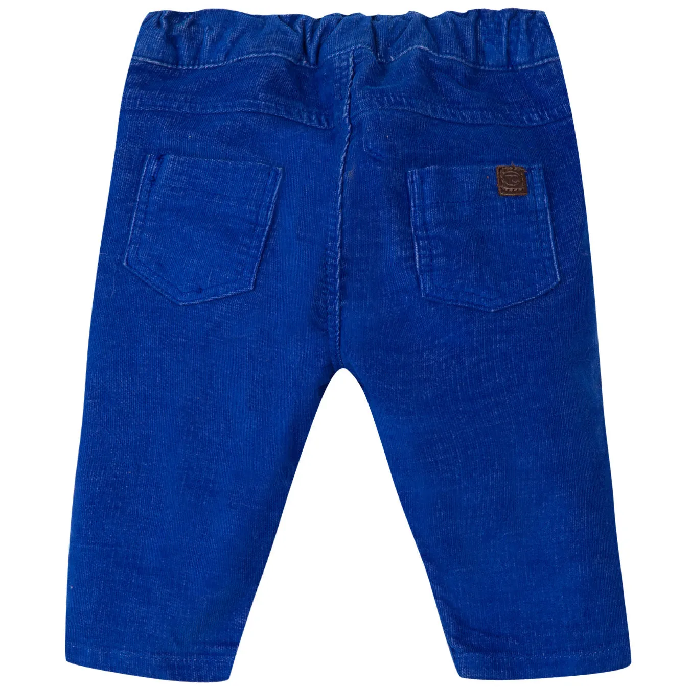 Fine Rib Corduroy Baby Pants - Cobalt  - FINAL SALE