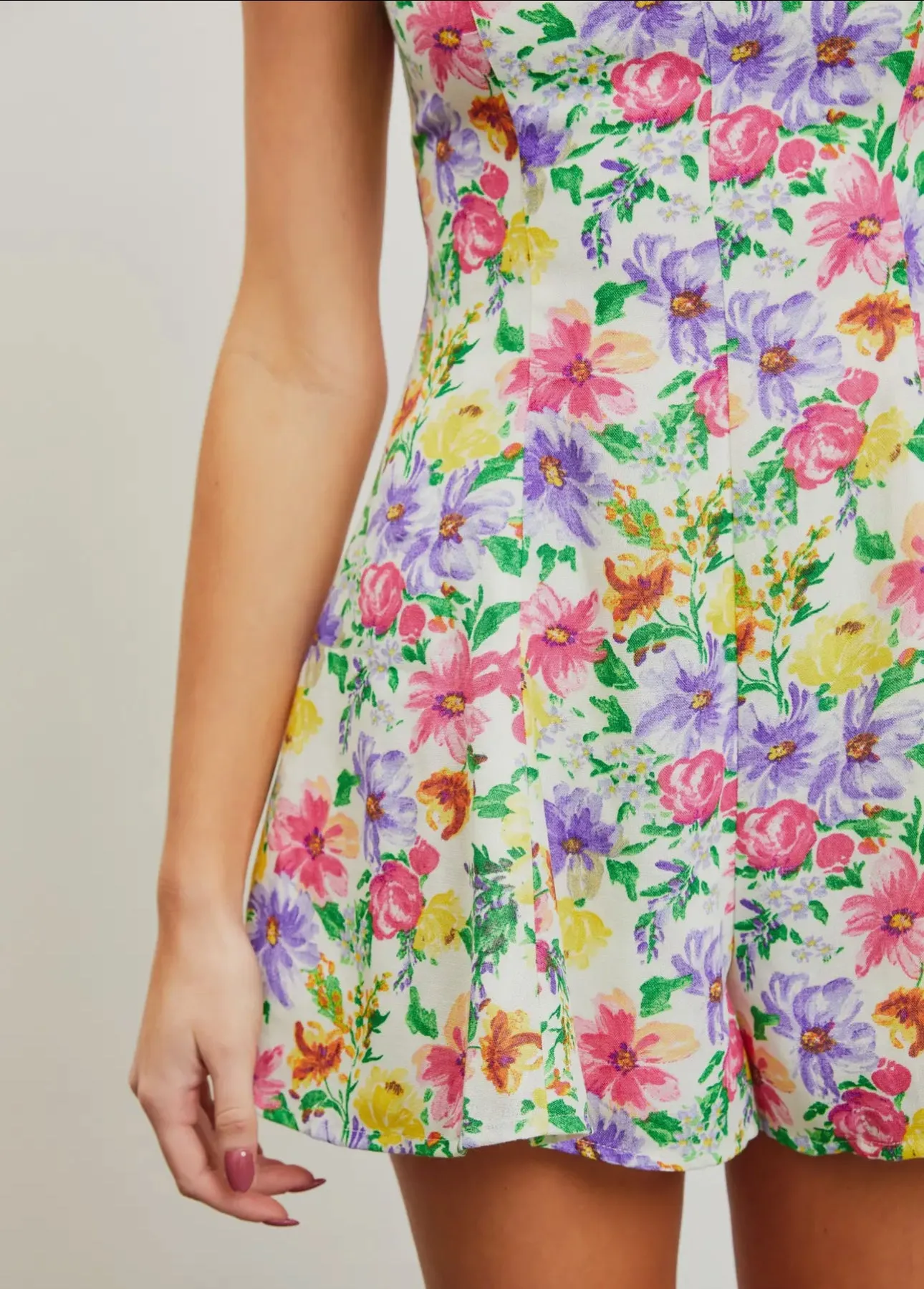 Flirty Floral Romper