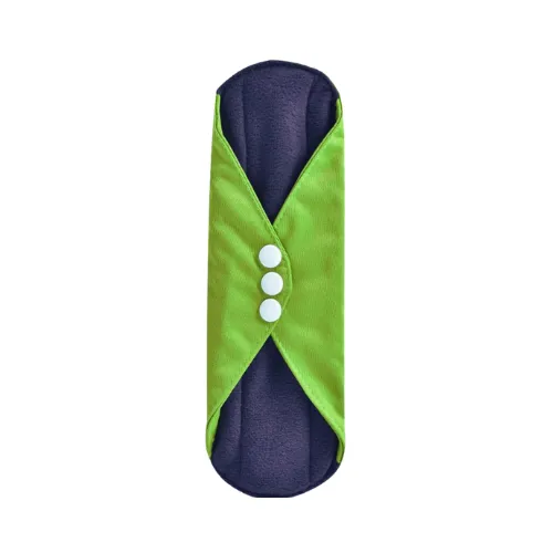 Flowette™  Tropical Rainforest Bamboo Cloth Reusable Pad Green - Sustainable & Comfortable Period Care