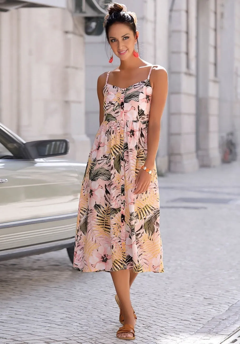 FusionFable Printed Sun Dress