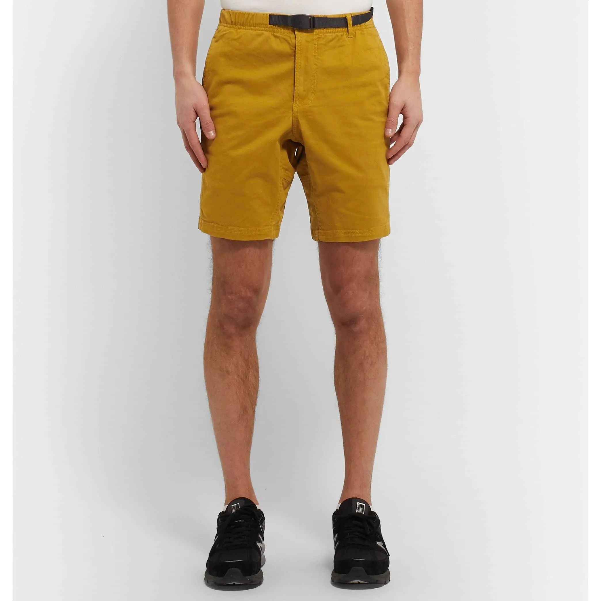 Gramicci NN Cotton-Blend Twill Shorts Mustard