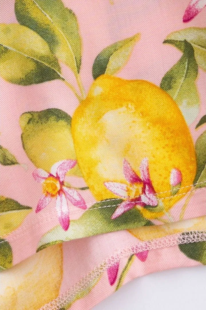 In Full Bloom Cami - Lemon