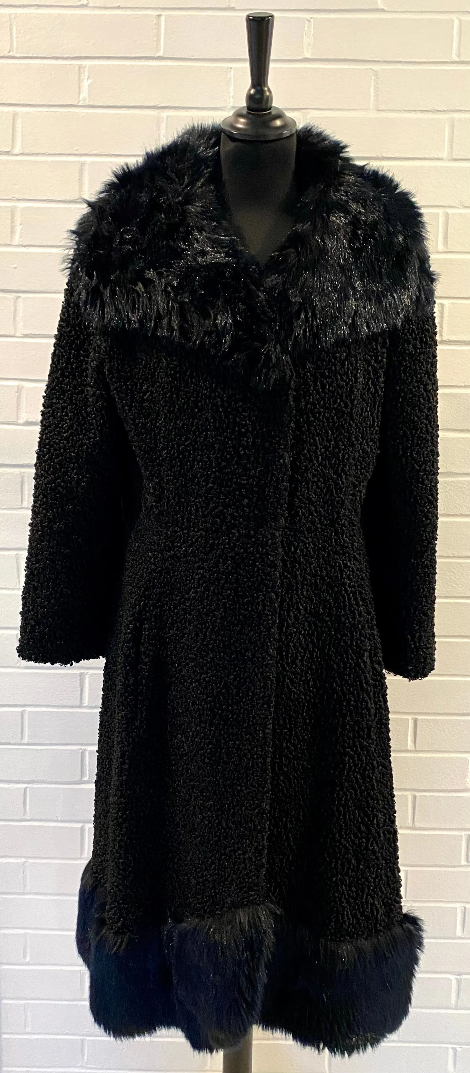 Late 40s/ Early 50s Lenari Designed Faux Fur Coat