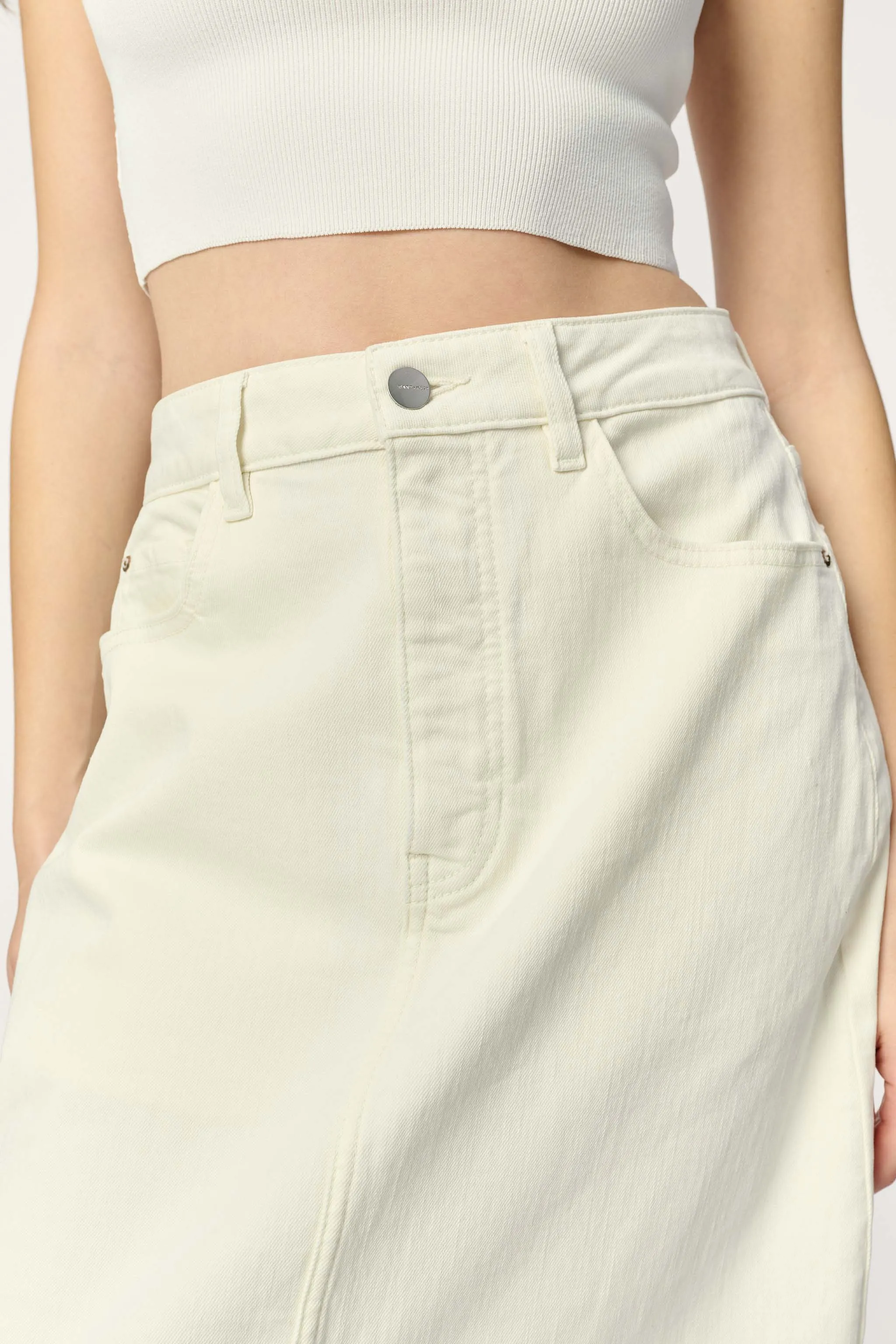 LIN - DENIM SKIRT | CLOUD