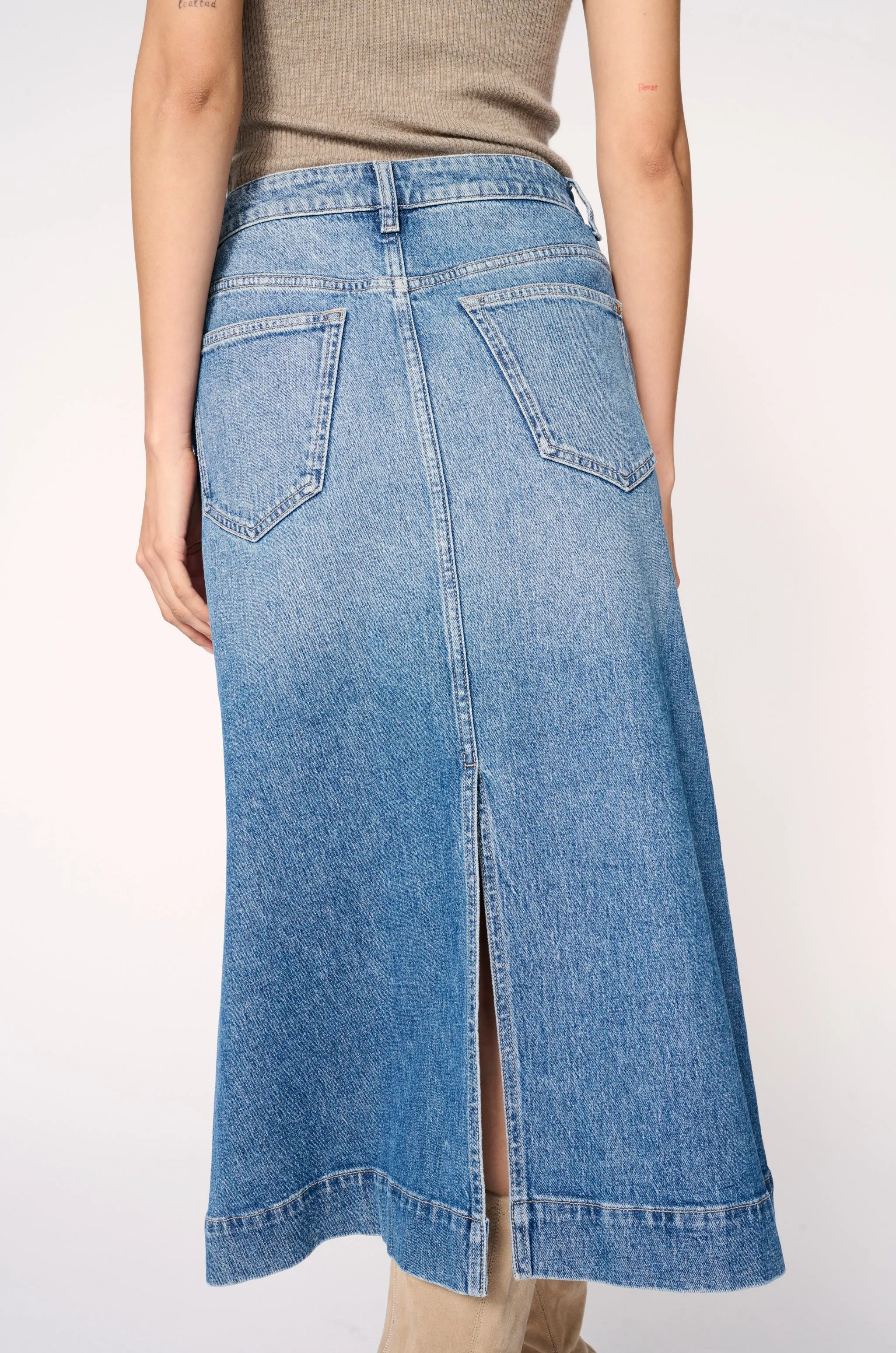 LIN - DENIM SKIRT | WILD WEST