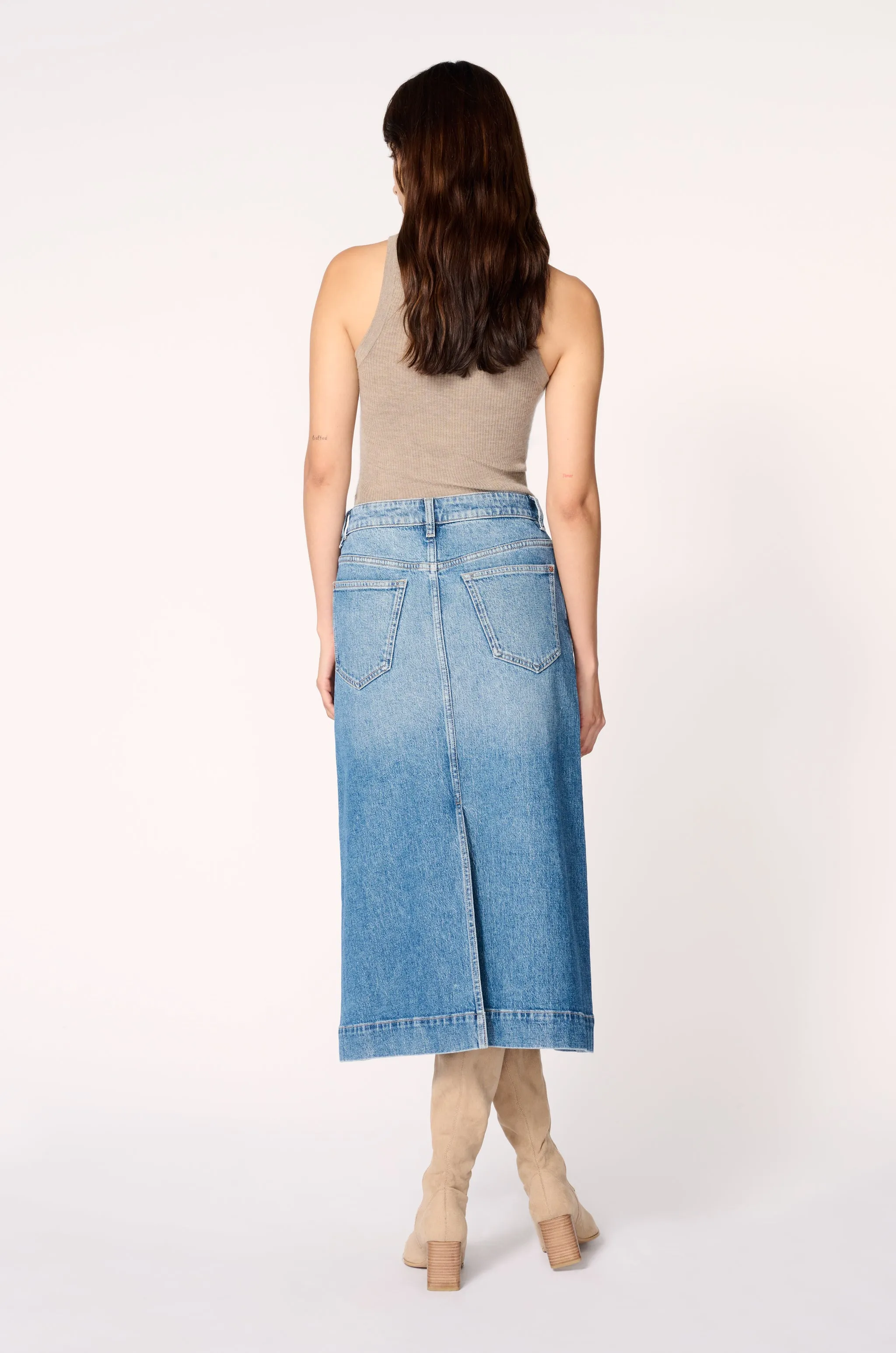 LIN - DENIM SKIRT | WILD WEST