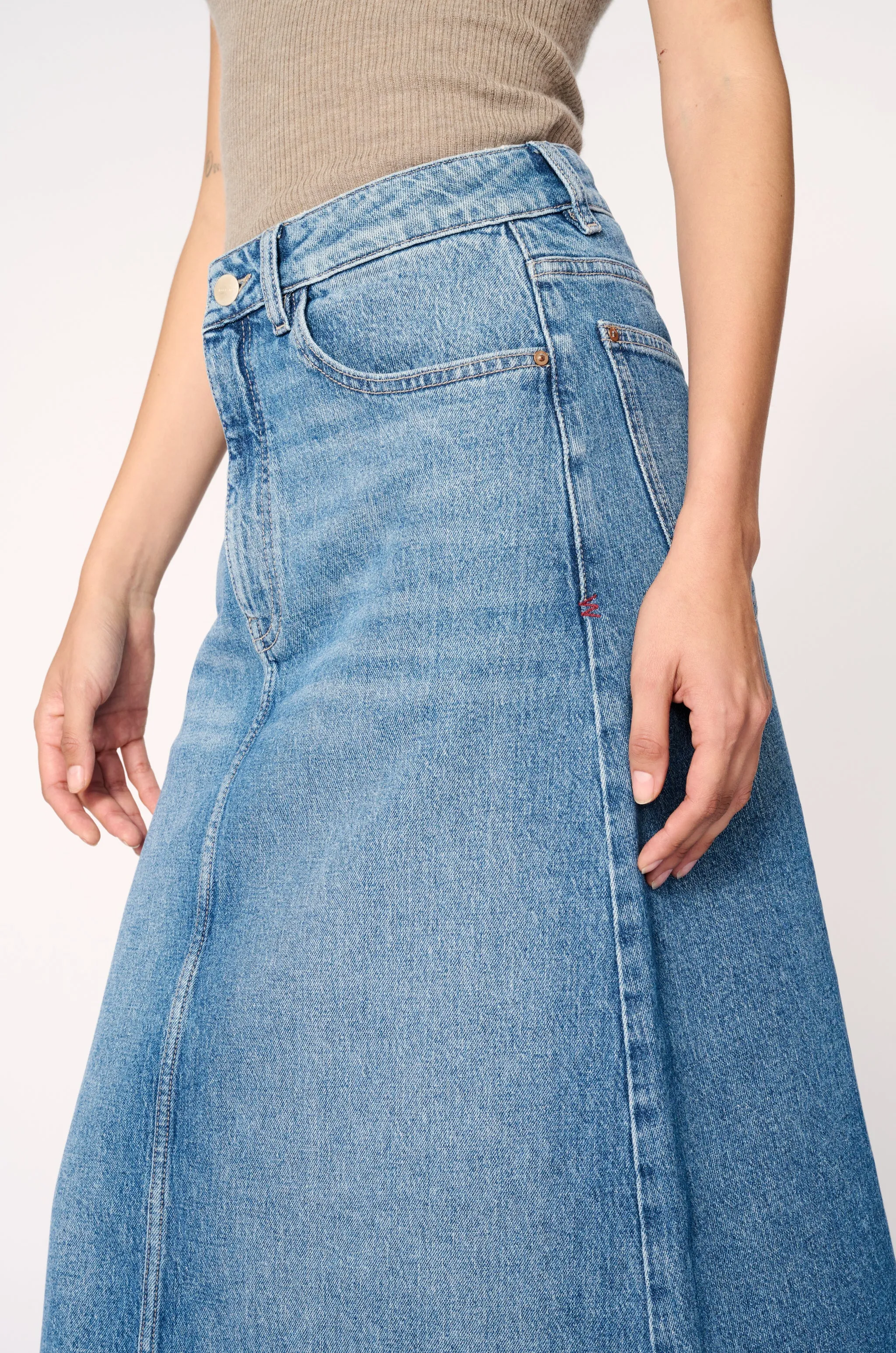 LIN - DENIM SKIRT | WILD WEST