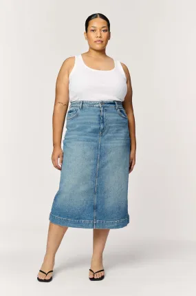 LIN PLUS - DENIM SKIRT | ROCKAWAY