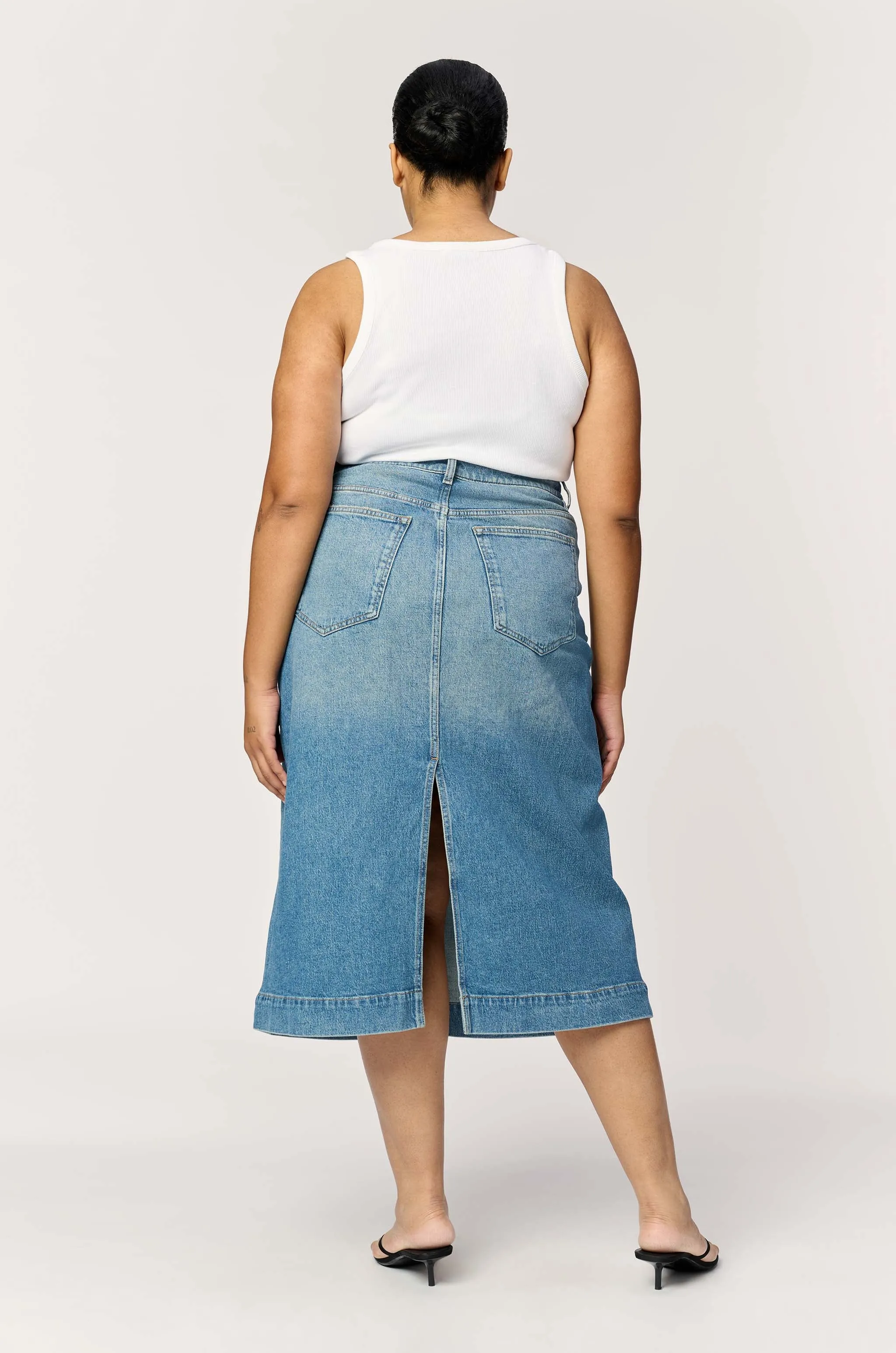 LIN PLUS - DENIM SKIRT | ROCKAWAY