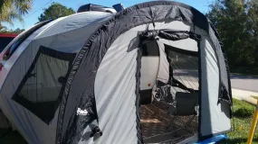 Little Guy Mini Max Side Tent - SILVER/BLACK TRIM