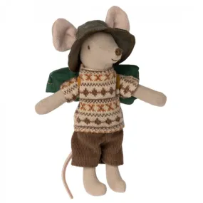 Maileg - Hiker mouse - big brother - knit jumper