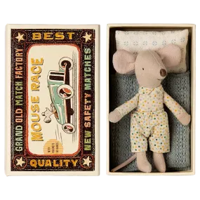 Maileg - Little brother mouse in matchbox - Spotty