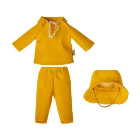 Maileg rainwear with hat for teddy dad