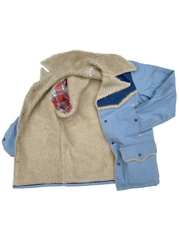 Maverick Coat: Malibu x Ice-Blu Denim