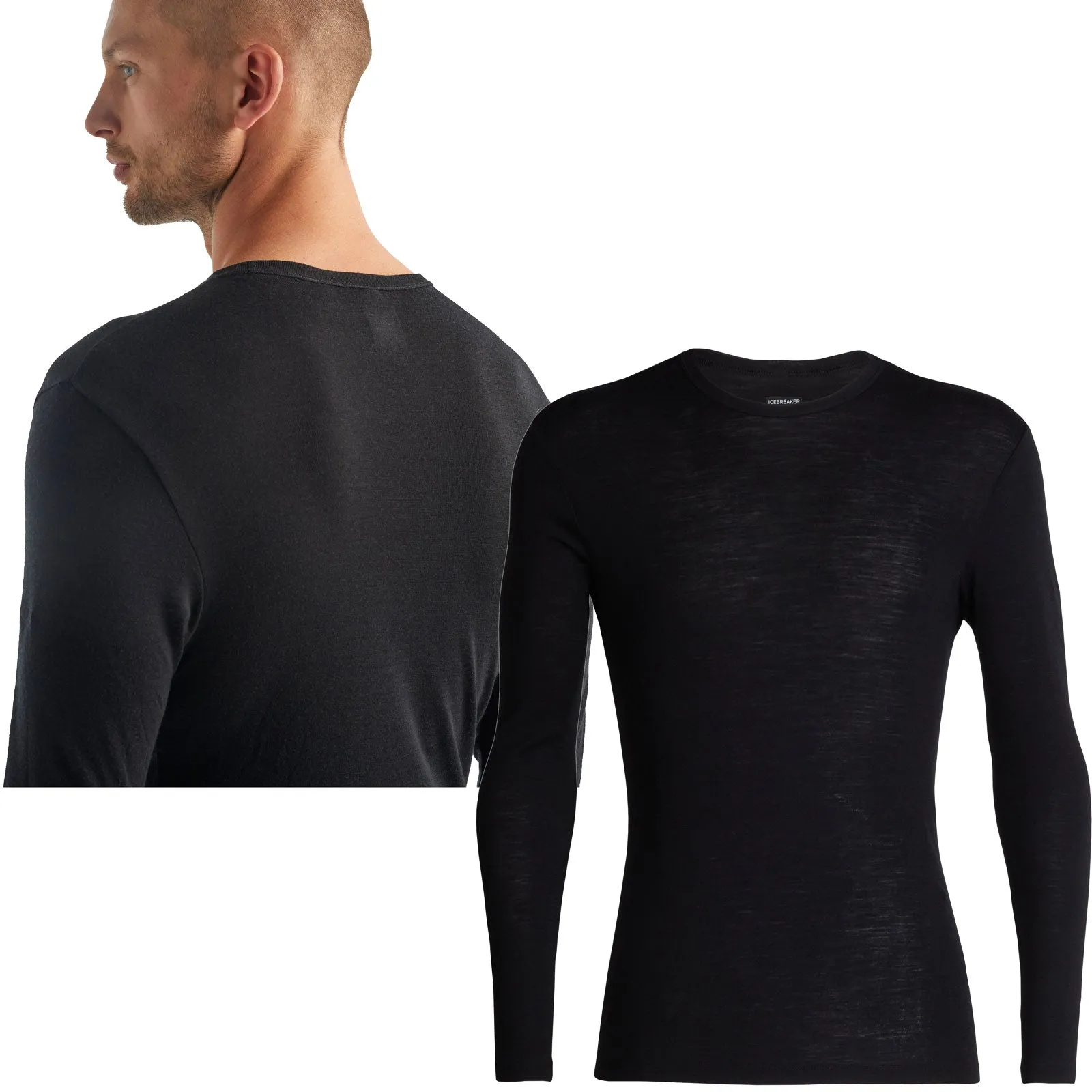 Men's Icebreaker Everyday 175 Merino Wool Long Sleeve Base Layer {IC-104483}