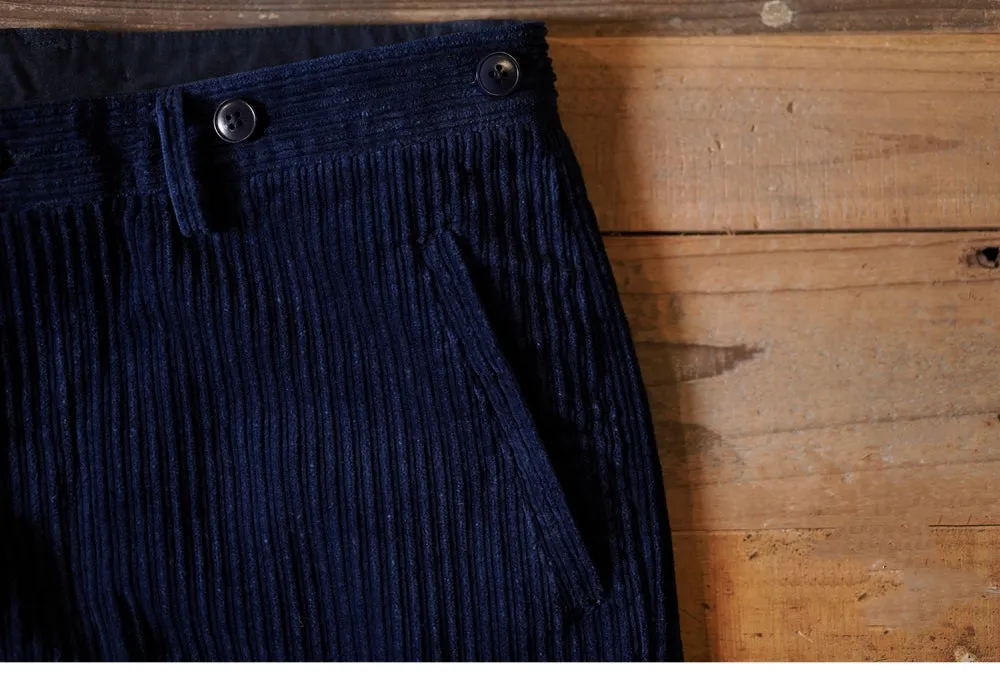 Men's Indigo Corduroy Work Pants