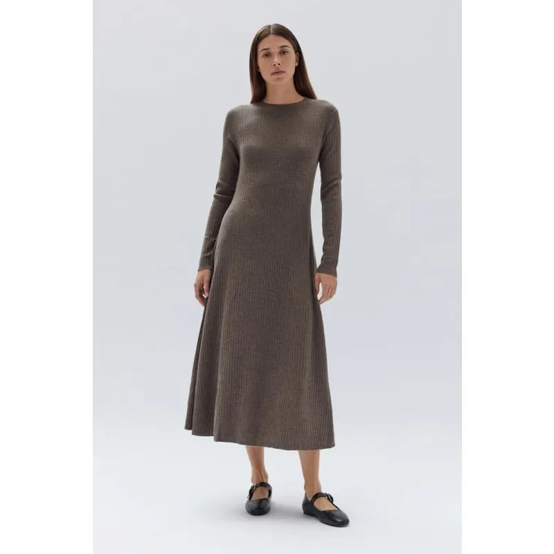 Mia Long Sleeve Dress | Nougat