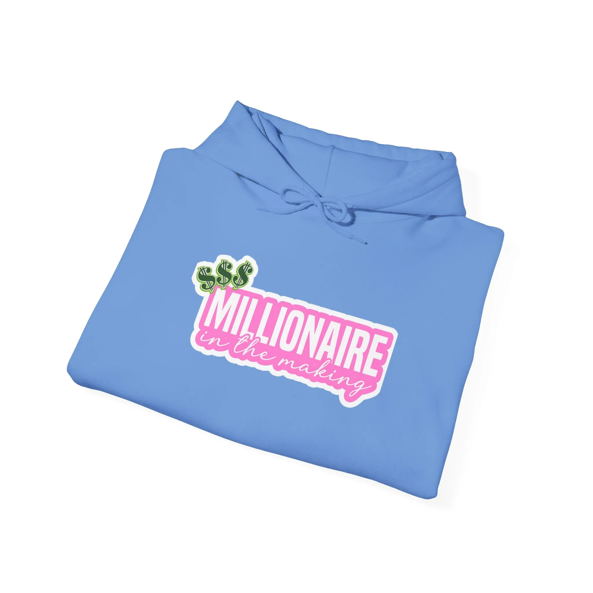 Millionaire in the Making Entrepreneur Motivational Apparel - Hooded Sweatshirt