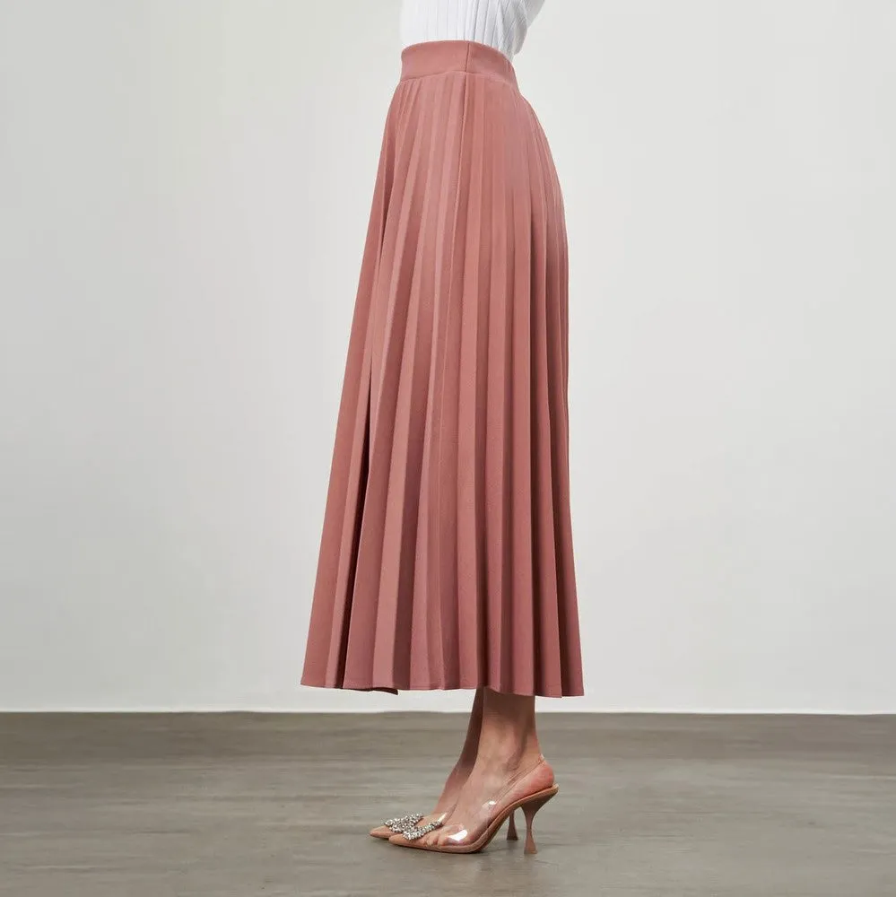 Mizalle Skirt Dusty Rose - Skirt