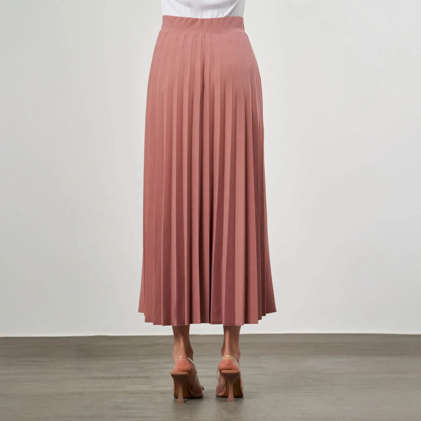 Mizalle Skirt Dusty Rose - Skirt