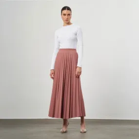 Mizalle Skirt Dusty Rose - Skirt