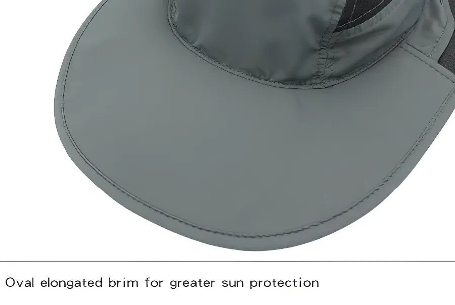 Multi-Functional Wide-Brimmed UV Sun Hat with Neck Protection - SF0388