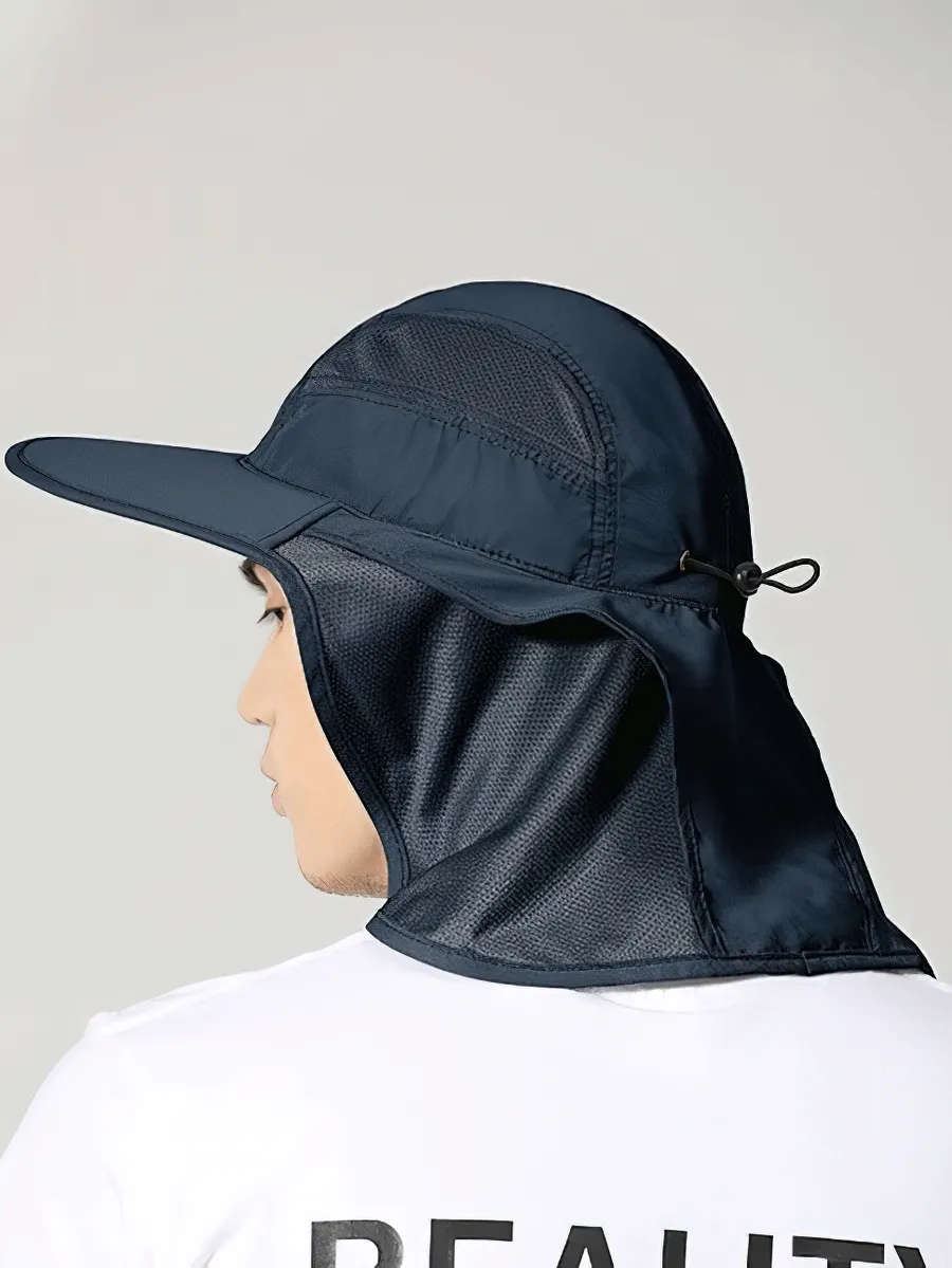 Multi-Functional Wide-Brimmed UV Sun Hat with Neck Protection - SF0388