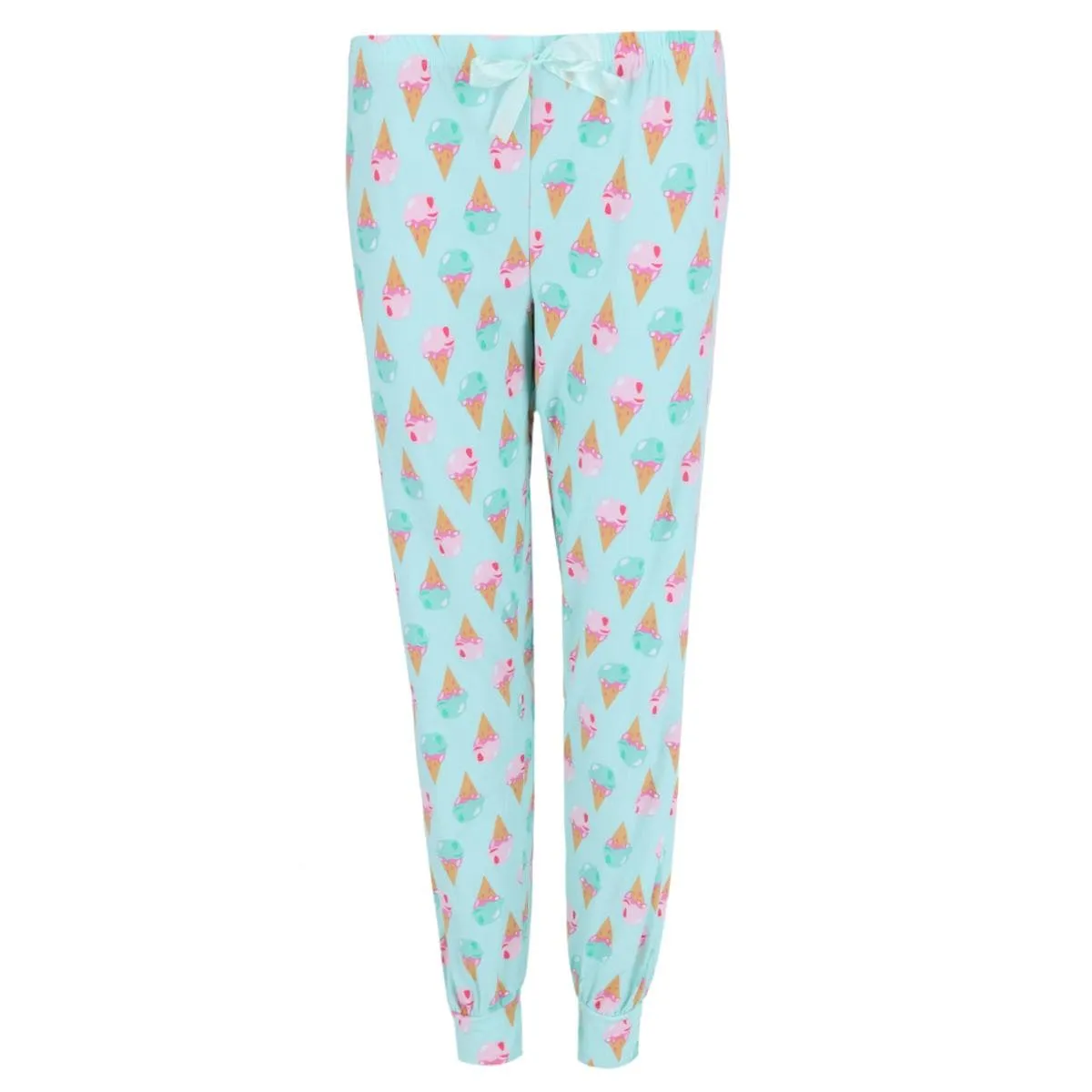 Not a Morning Person Women's Plus Size Ice Cream Jogger PJ Set