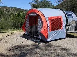 NuCamp T@B 320 Side Tent (SILVER/RED TRIM)