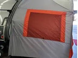 NuCamp T@B 320 Side Tent (SILVER/RED TRIM)