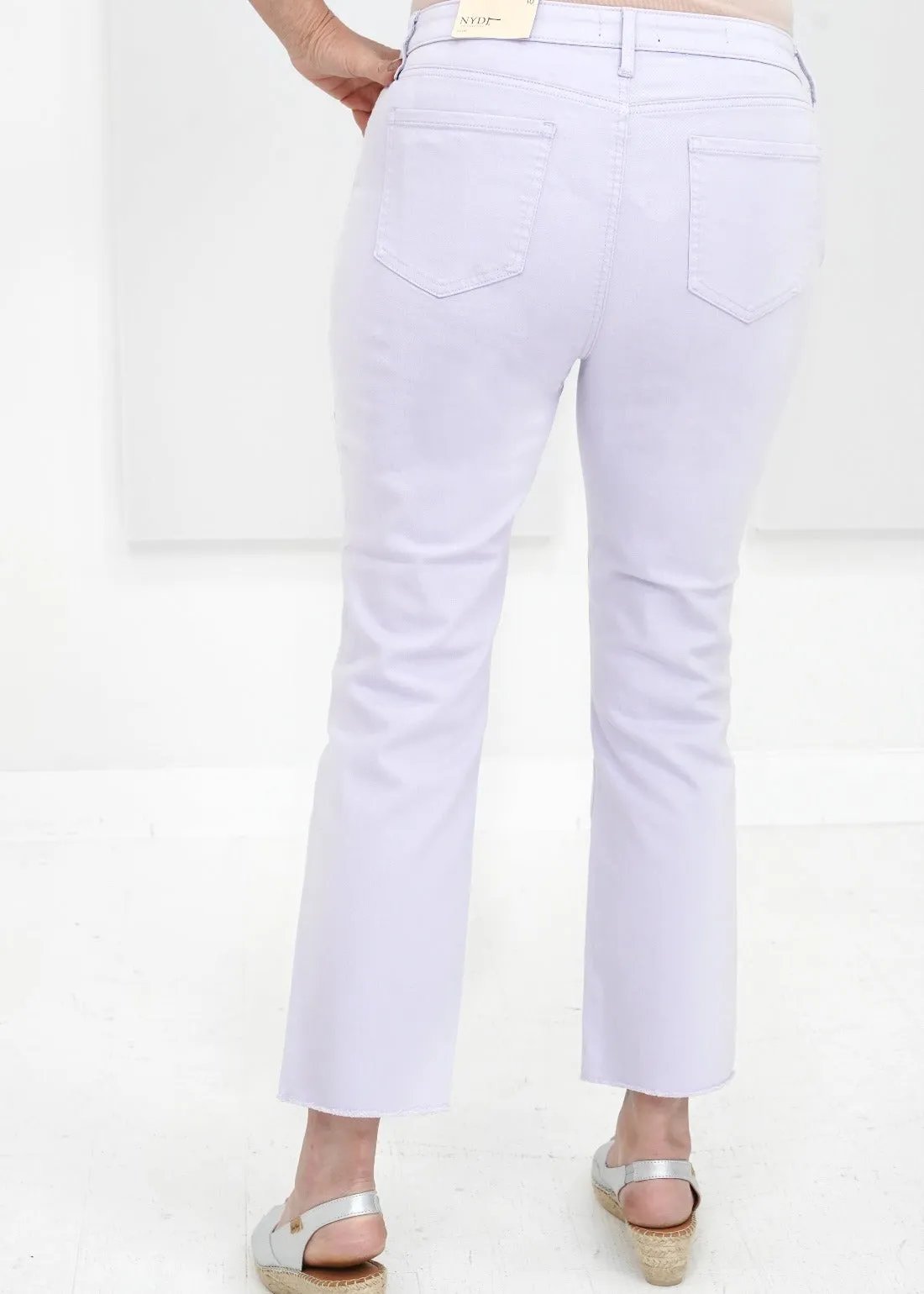 NYDJ - Sheri Fray Hem Ankle Pants - Fairytale