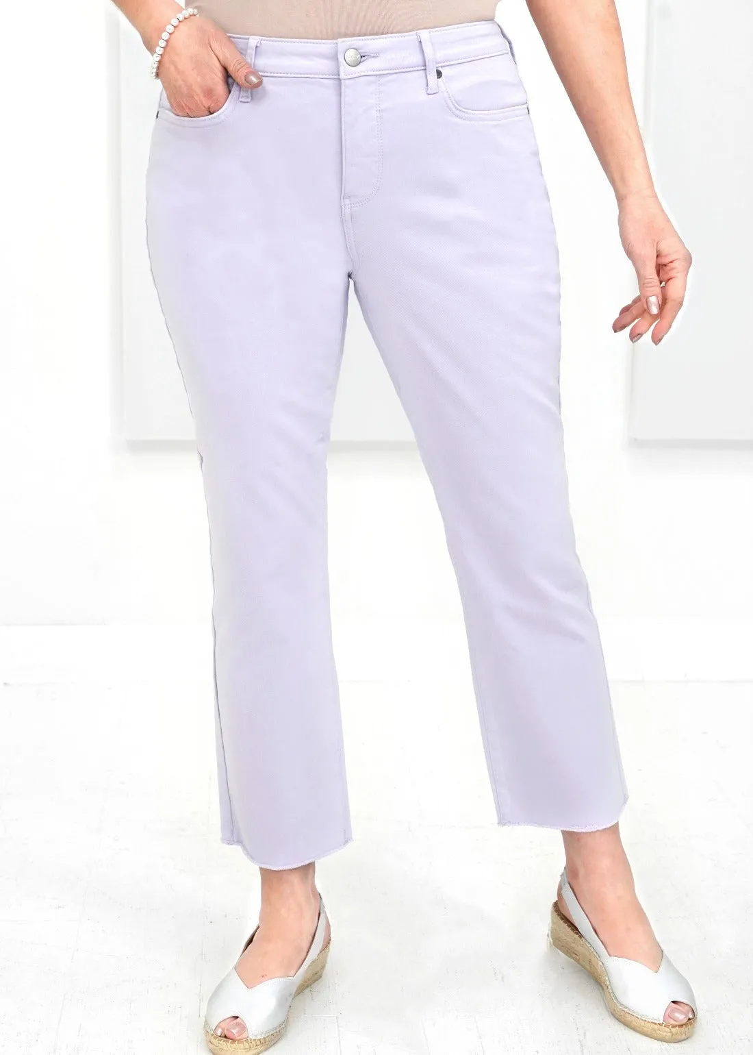 NYDJ - Sheri Fray Hem Ankle Pants - Fairytale