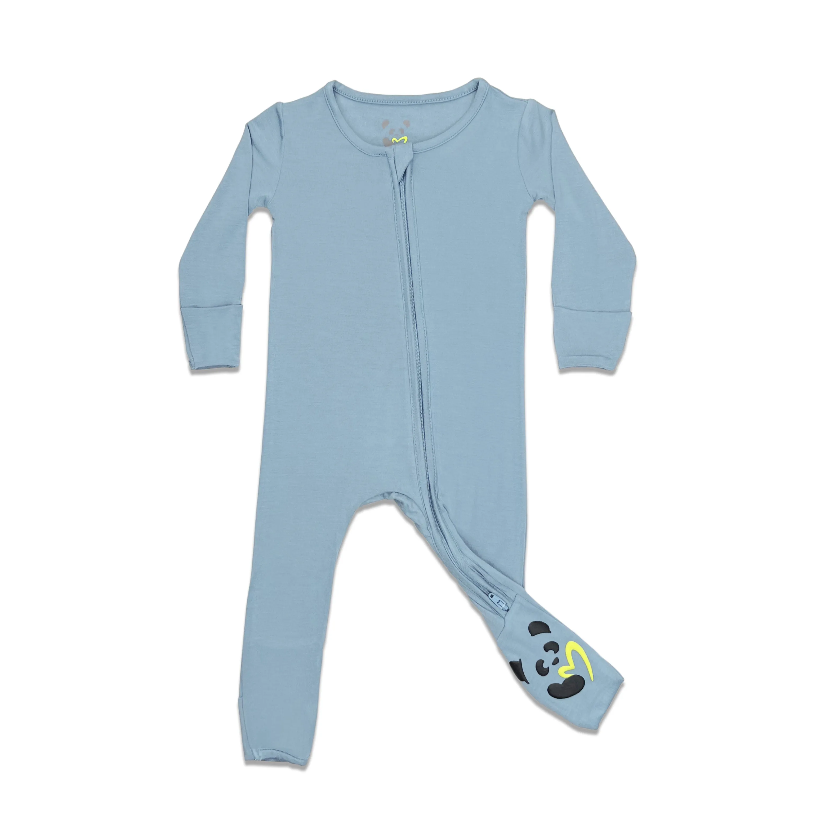 Oasis Teal Bamboo Convertible Footie