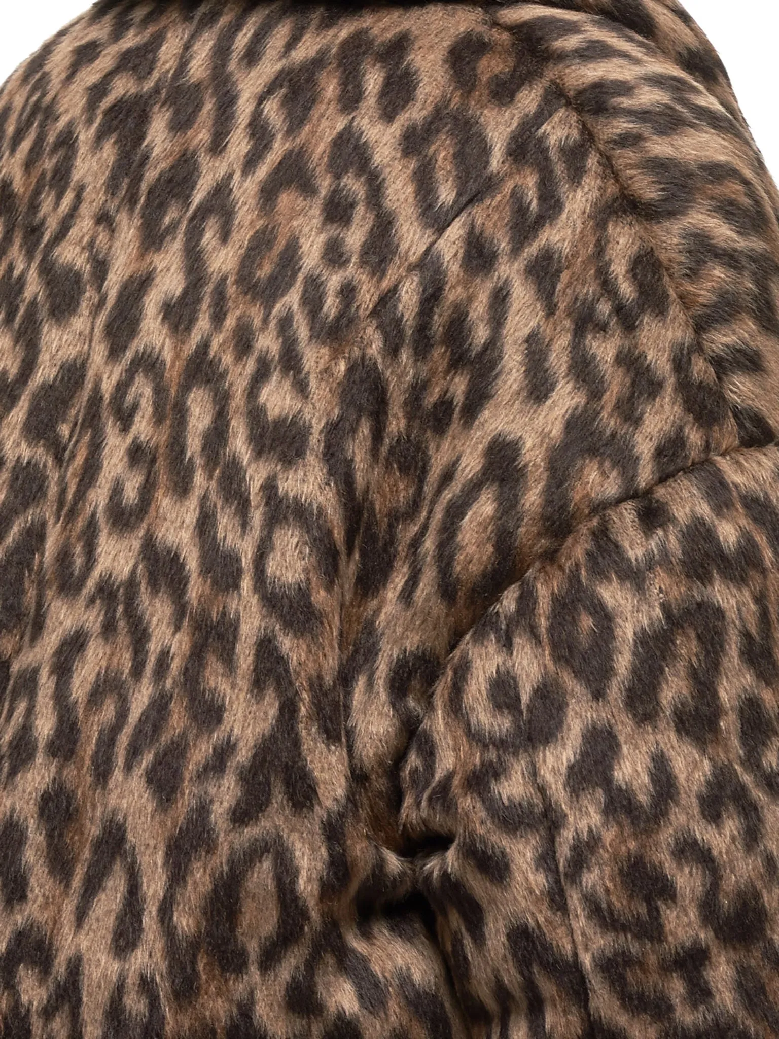 Oversized Leopard Jacket (UWEA101F19FAB001-LEOPARD)