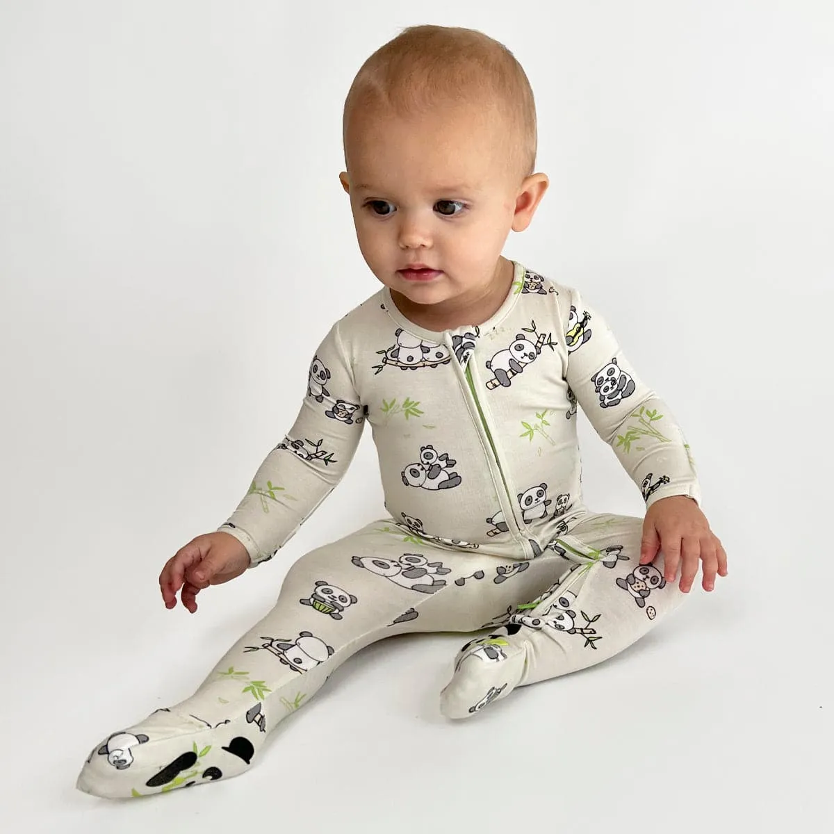 Panda Bamboo Convertible Footie